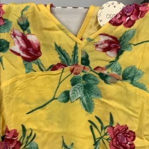Spring bright yellow shirt